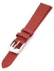 Dámsky kožený červený remienok k hodinkám HYP-02-FLAME