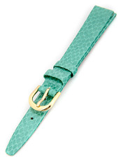 Dámský koženkový zelený řemínek k hodinkám R1-GR4