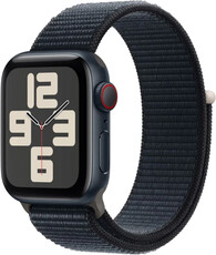 Apple Watch SE GPS + Cellular 40 mm tmavé atramentové hliníkové puzdro s tmavým atramentovým športovým remienkom