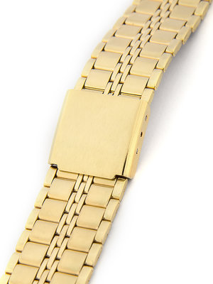 Dámsky kovový zlatý náramok na hodinky AU-095