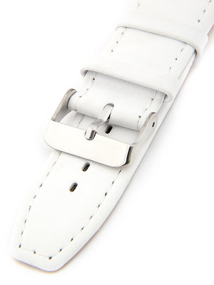 Dámsky kožený biely remienok k hodinkám W-309-W