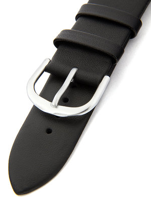 Dámsky kožený čierny remienok k hodinkám 2015-A1