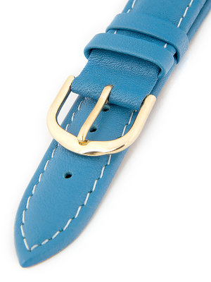 Dámsky kožený modrý remienok k hodinkám R1-BL1