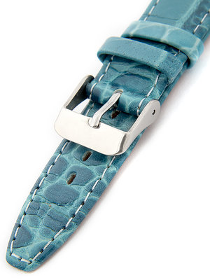 Dámsky kožený modrý remienok k hodinkám W-309-J2