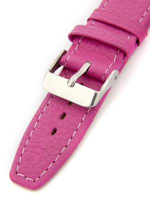 Dámsky kožený ružový remienok k hodinkám W-309-B