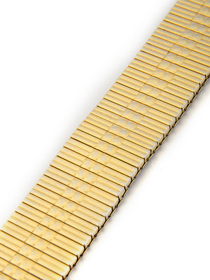 Unisex zlatý kovoťah na hodinky AU-108
