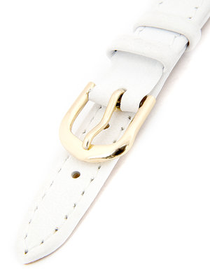 Dámsky kožený biely remienok k hodinkám R1-WH3