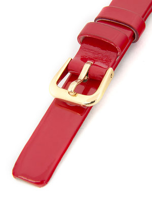 Dámsky kožený červený remienok k hodinkám R-RE3