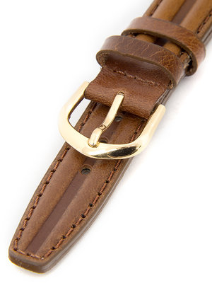 Dámsky kožený hnedý remienok k hodinkám R1-BR5