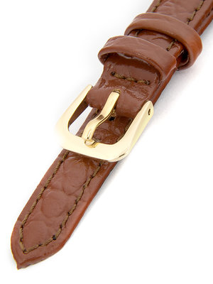 Dámsky kožený hnedý remienok k hodinkám R2-BR4