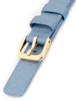 Dámsky kožený modrý remienok k hodinkám R1-BL2