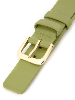 Dámsky kožený zelený remienok k hodinkám R1-GR2