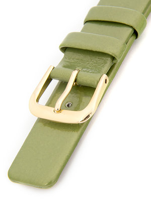 Dámsky kožený zelený remienok k hodinkám R3-GR1