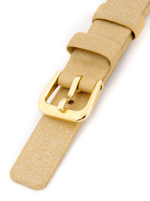 Dámsky kožený zlatý remienok k hodinkám R1-GOL4