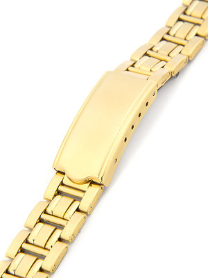 Dámsky zlatý kovový náramok na hodinky AU-097