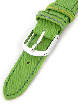 Dětský kožený zelený řemínek k hodinkám R-GR2