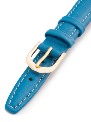 Dámsky kožený modrý remienok k hodinkám A-51-E