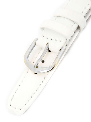 Dámsky kožený biely remienok k hodinkám A-5-B1