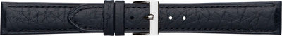 Unisex kožený čierny Condor remienok k hodinkám 608.01RW