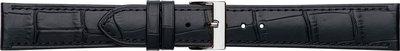Unisex kožený čierny Condor remienok k hodinkám 613R.01W
