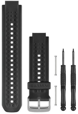 Čierny plastový remienok Garmin k hodinkám pro Forerunner 25 (veľkosť XL)