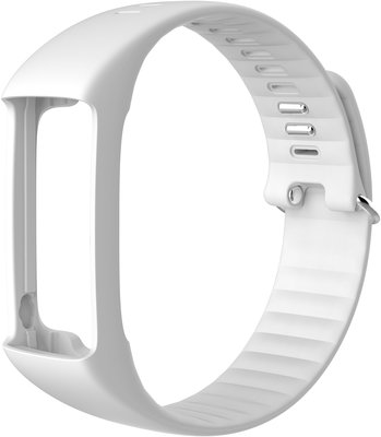 Unisex silikónový remienok Polar k hodinkám A360 biely S
