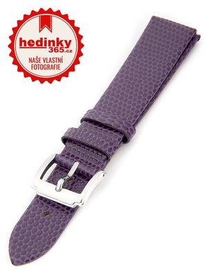 Dámsky kožený fialový remienok k hodinkám HYP-02-VIOLET