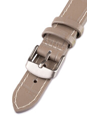 Unisex kožený šedý remienok k hodinkám W-140-G