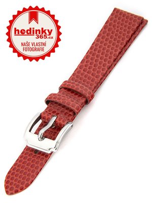 Dámsky kožený červený remienok k hodinkám HYP-02-FLAME