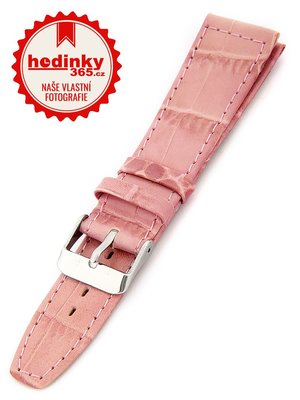 Dámsky kožený ružový remienok k hodinkám W-309-K