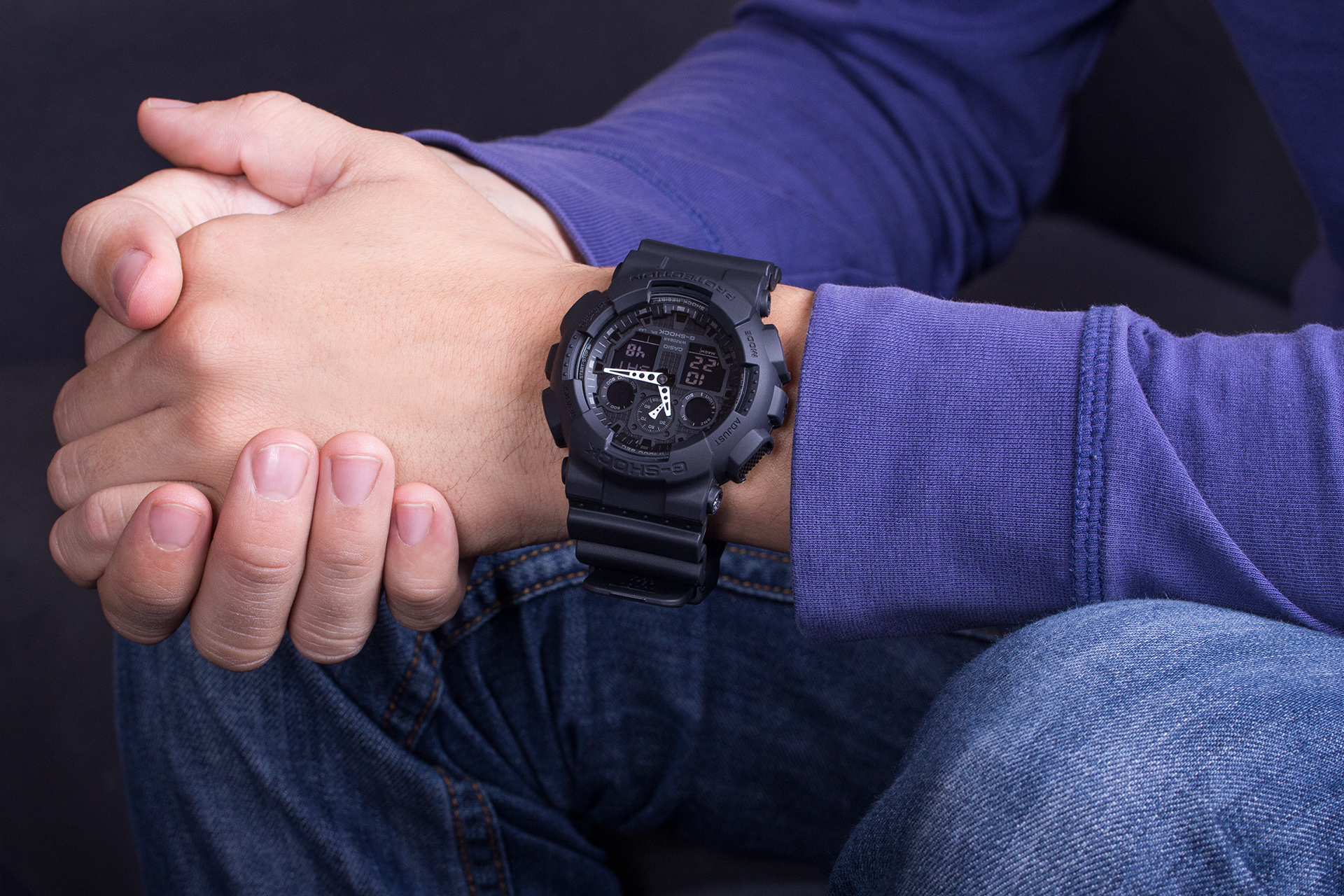 Ako nastaviť hodinky Casio G-Shock GA-100 (návod, manuál)
