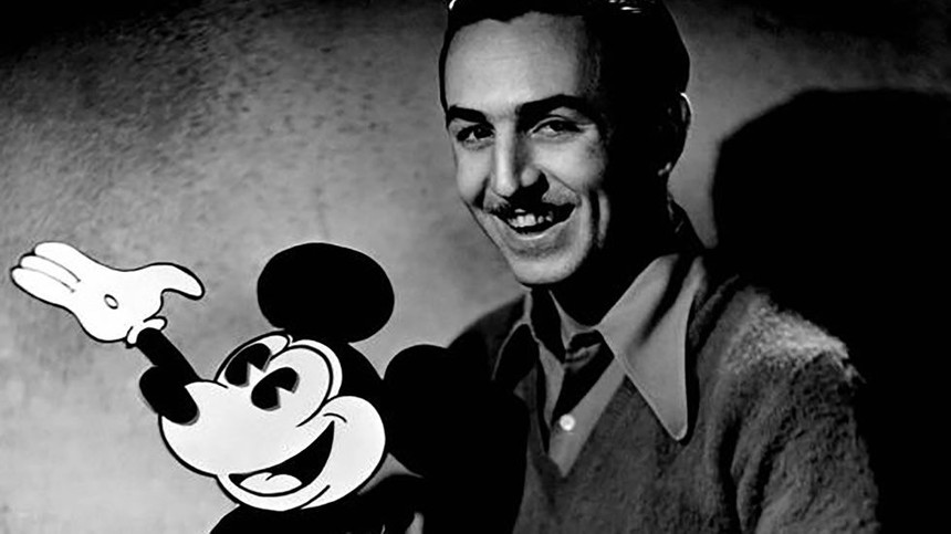 Bezmála 20 let propůjčoval Mickeymu hlas právě Walt Disney