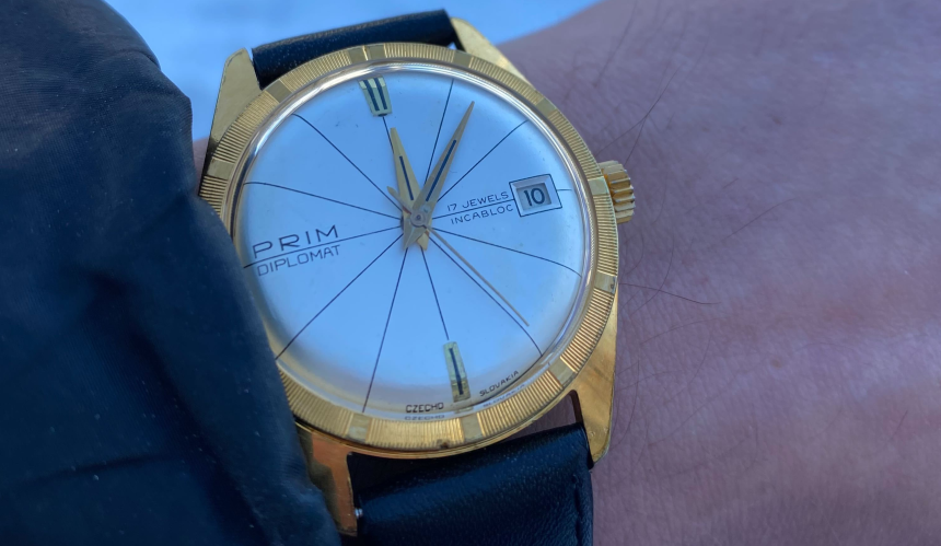 Hodinky PRIM Diplomat (1967) - jeden z najikonickejších modelov.