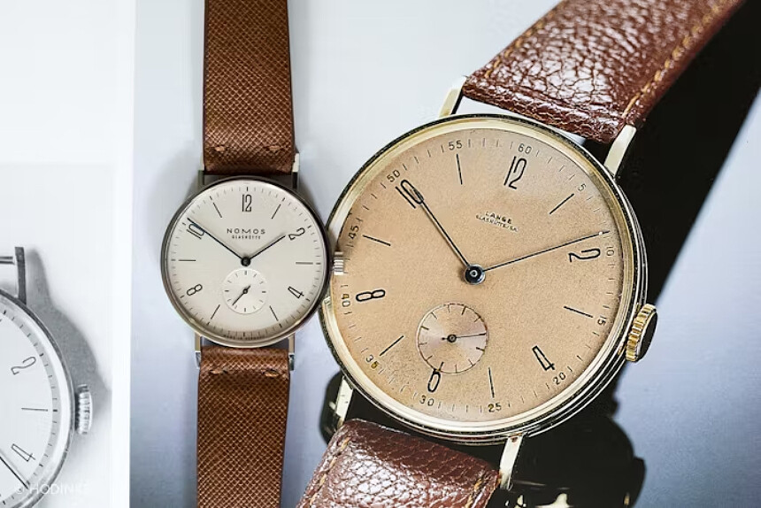 Vintage hodinky Nomos. Zdroj: https://www.hodinkee.com/