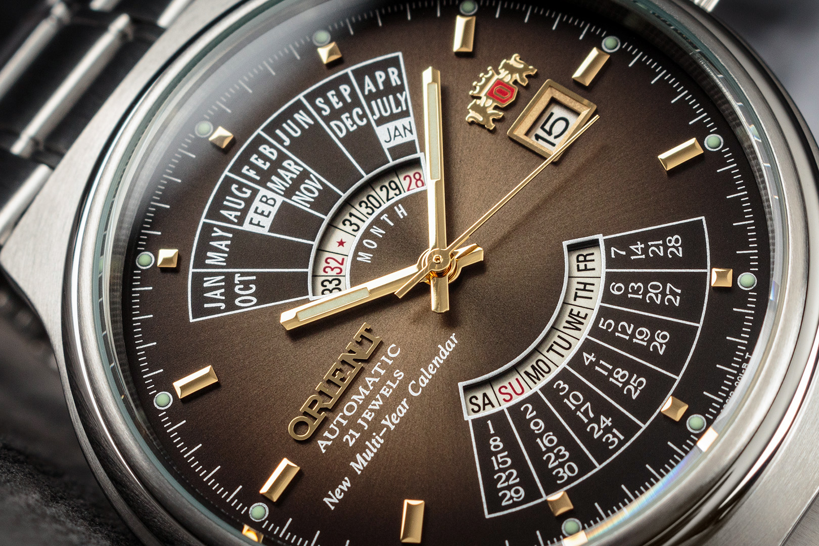 Orient New MultiYear Calendar recenzia Hodinky365.sk