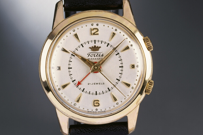 Model Fortis Manager s komplikací budíku. Zdroj: www.fortis-swiss.com