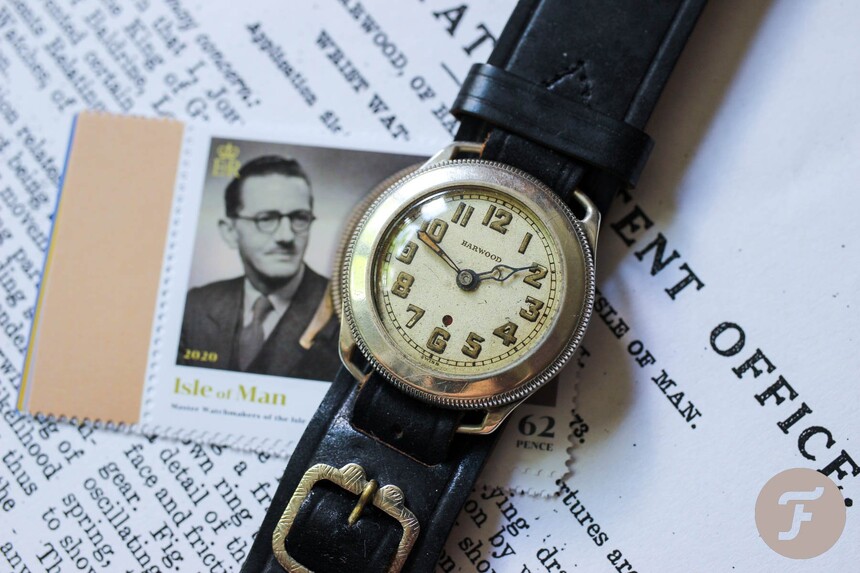 První náramkové hodinky s automatickým nátahem značky Harwood. Zdroj: www.reddit.com