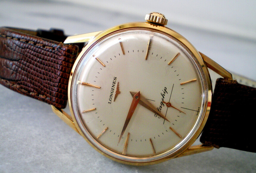 Jeden z prvých modelov Longines Flagship. Zdroj: www.gabrielmadeira.com.br