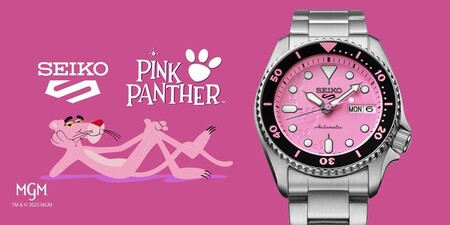 Seiko 5 Pink Panther predstavenie – A je vymaľované. Na ružovo