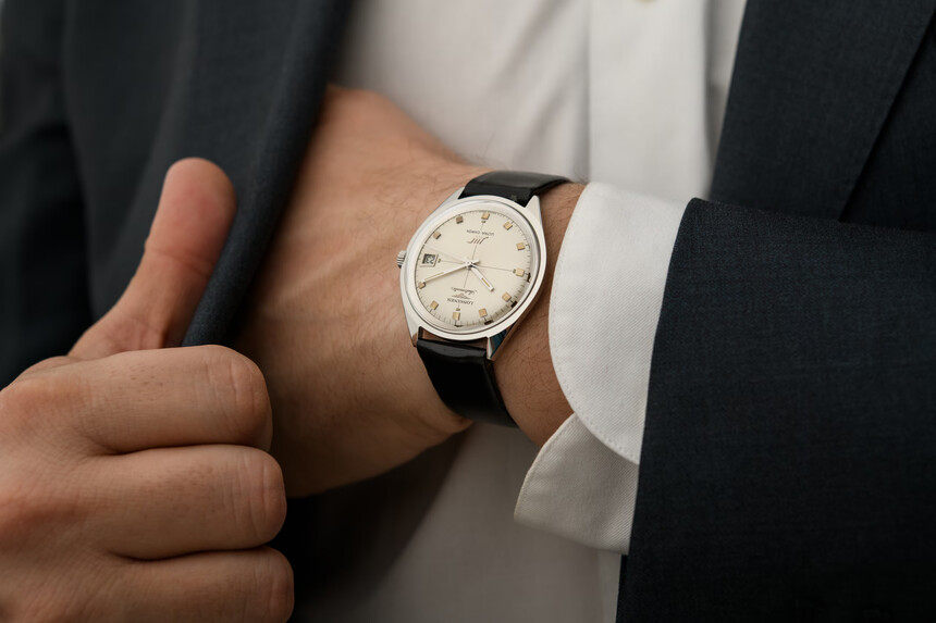 Longines Ultra-Chron (ref. 7951) z roku 1968 s průměrem 37 mm. Zdroj: Longines.com