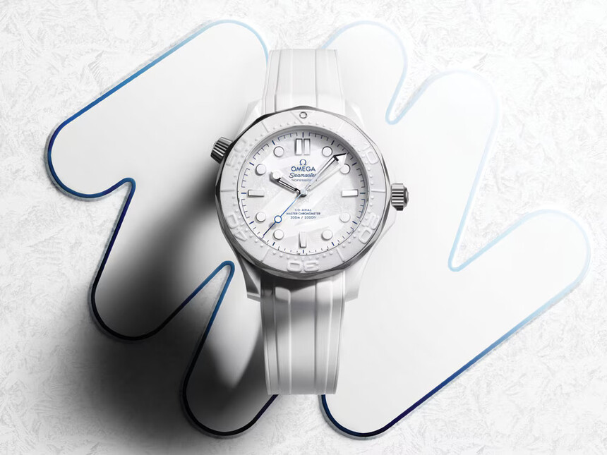 Najnovšie vydanie Omega Milano Cortina 2026 v podobe Seamaster Diver 300M. Foto: Omega