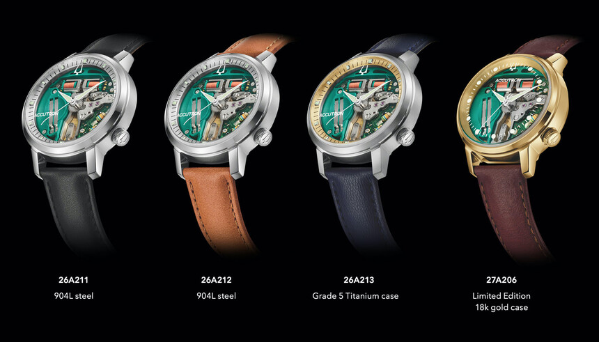 Všetky varianty disponujú remienkom z talianskej kože. Zdroj: www.watchinsanity.com