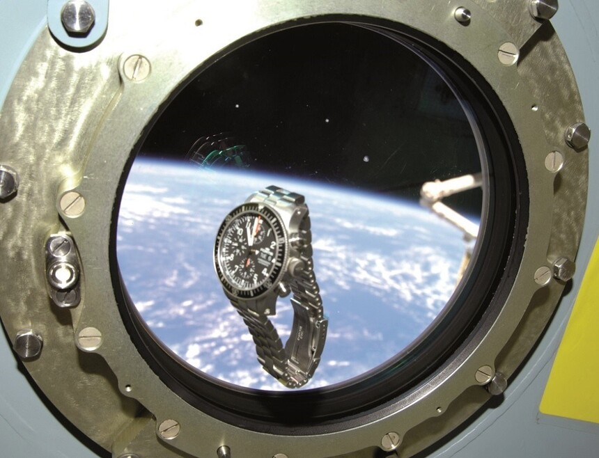 Fortis Official Cosmonauts Chronograph ako súčasť výbavy ruských kozmonautov na stanici ISS. Zdroj: www.tumblr.com