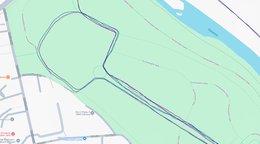 Fialová – Garmin Tactix 7 PRO, modrá – Polar Street X.