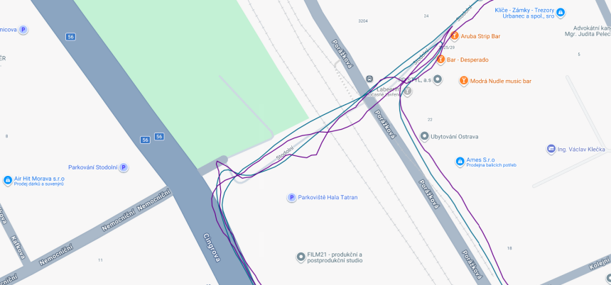 Fialová – Garmin Tactix 8, modrá – Huawei Watch GT Runner 2