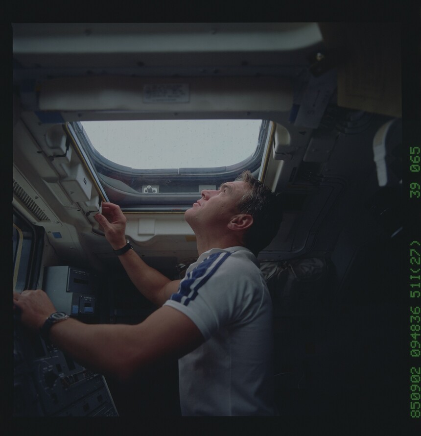 William Frederick Fisher a jeho Seiko A829-6019 v roku 1985.