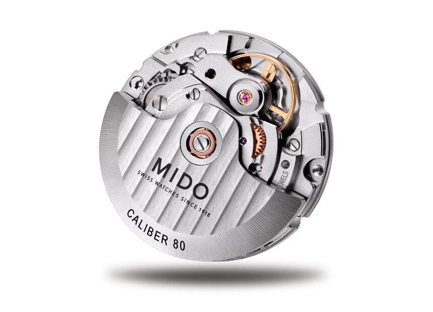 Mido Caliber 80. Zdroj: www.midowatches.com