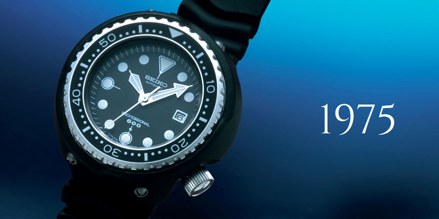 první titanové potápěčské hodinky Seiko 600m