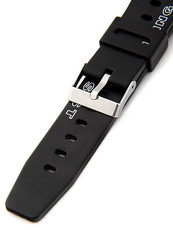 Unisex plastový čierny remienok k hodinkám P071