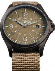 Traser P67 Officer Pro Gunmetal Khaki na textilním nato řemenu